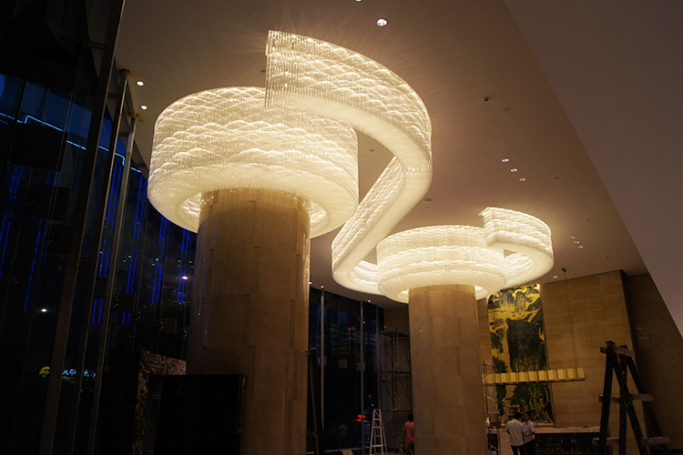 酒店大型非標(biāo)燈具定制 酒店大型非標(biāo)燈具定制